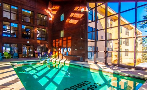 Indoor pool, a heated pool