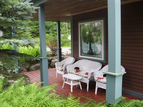 Side porch of guest house