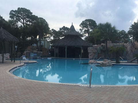 Indoor pool, outdoor pool