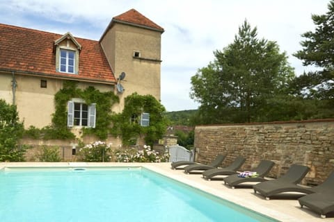 the pool area is a great place to unwind in the warm glow of the sun