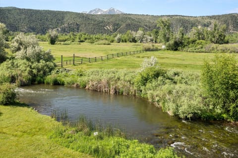 Sopris Creek from master bedroom balcony