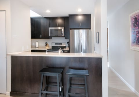 Kitchen from living room