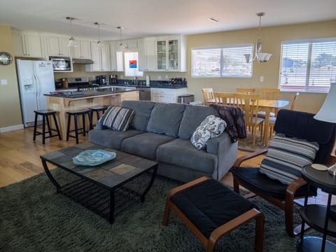 The great room (Kitchen, Dining Room and Living Room)