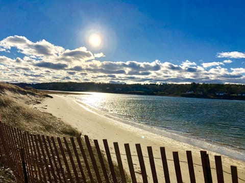 Beach nearby, sun loungers