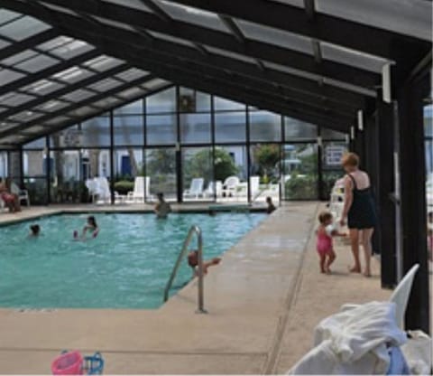 Indoor pool, a heated pool