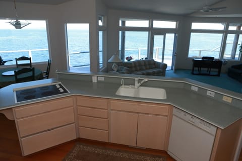 View from upstairs kitchen