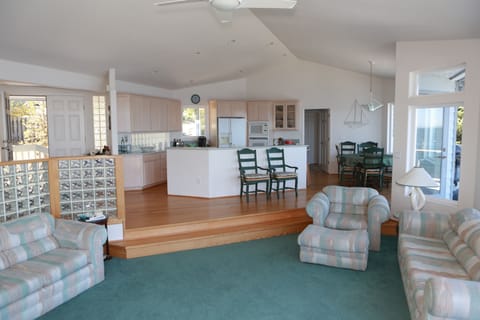 Upstairs living area