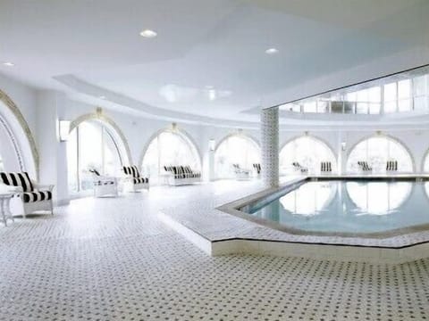 Indoor pool, a heated pool