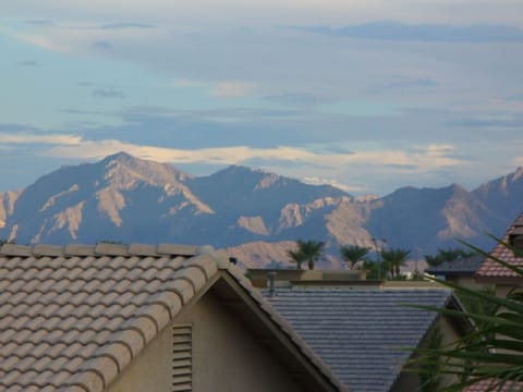 Mountain view from balcony