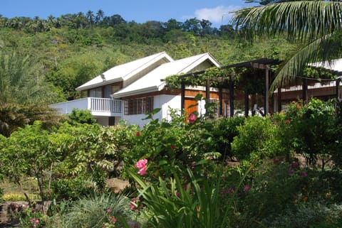 Ylang-Ylang Suite with its own Dining Room, seen from the Garden.