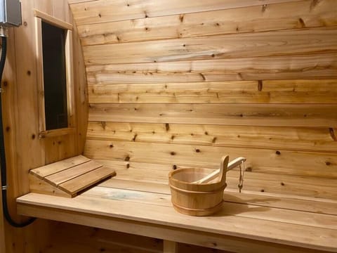 Barrel Sauna Interior