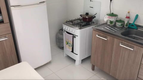 Fridge, oven, stovetop, electric kettle