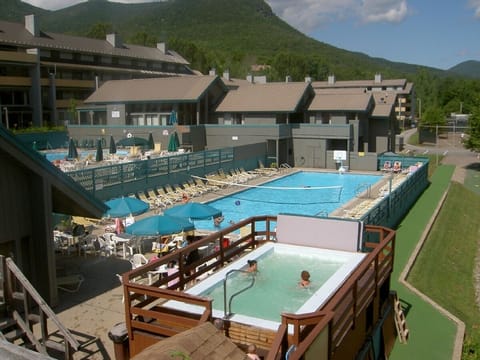 Indoor pool, outdoor pool