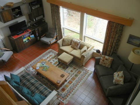 Loft view of living room