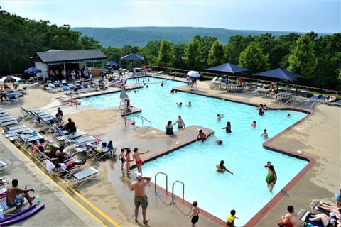 Indoor pool, outdoor pool