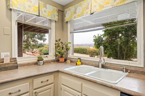 Enjoy the amazing views from the kitchen!