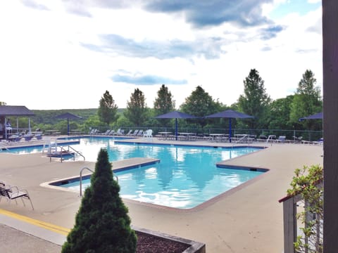 Indoor pool, outdoor pool