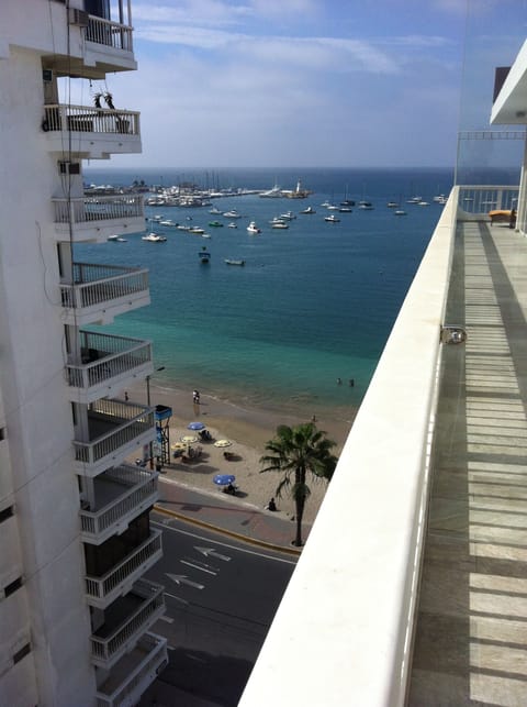 View of Yacht club and San Lorenzo beach