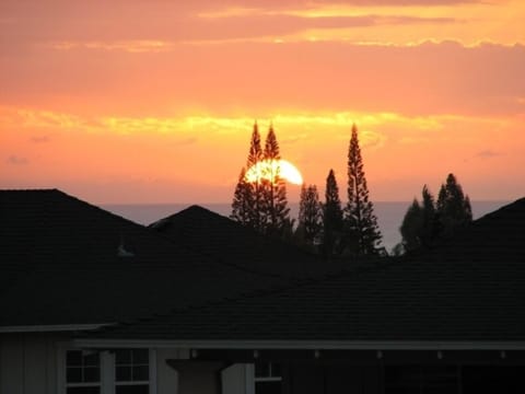 Memorable sunset view from your lanai last summer