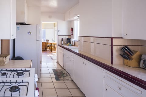 Fully stocked kitchen