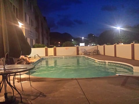 Indoor pool, outdoor pool