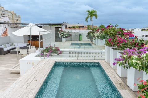 Indoor pool, a heated pool