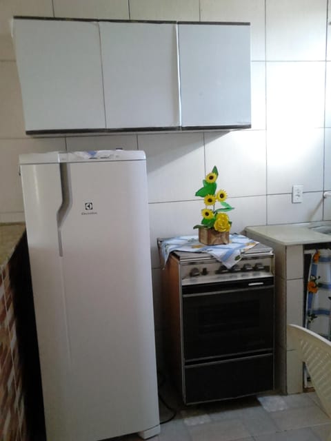 Fridge, oven, stovetop, coffee/tea maker