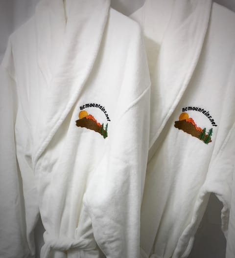 Two plush bathrobes are available for your use during your stay