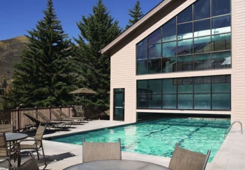 Indoor pool, a heated pool