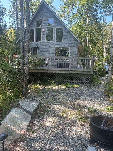 Front view of cottage