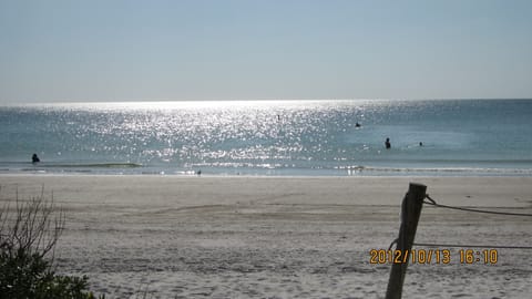 On the beach