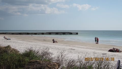 On the beach