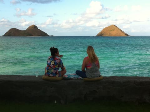 Sun loungers, beach towels