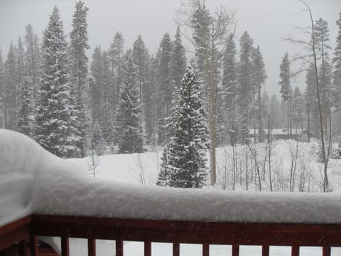 View from loft balcony