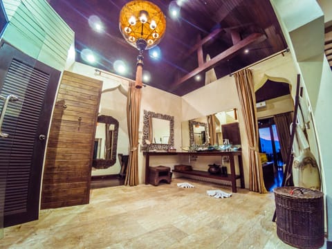 Master Bedroom Bathroom with bath tub and shower