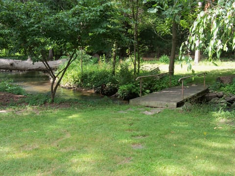 Bridge at the creek. Very sturdy!