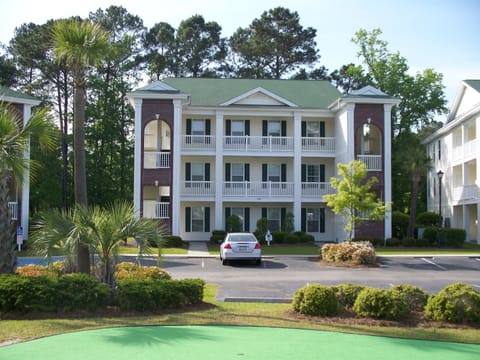 Front of Building Golf Course Behind Unit
