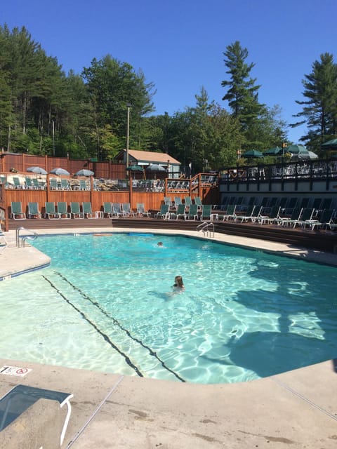 Indoor pool, a heated pool