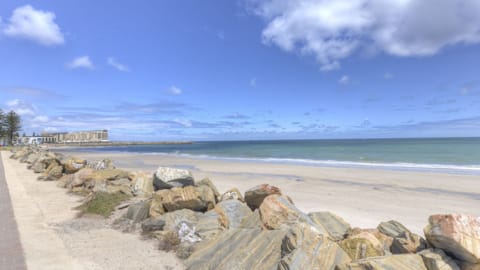 On the beach