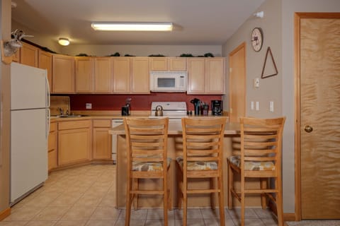 Fully stocked kitchen