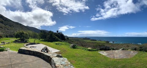 Big Sur Stone House Patio 
