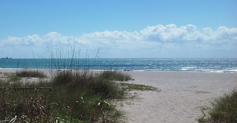 Beach nearby, sun loungers, beach towels