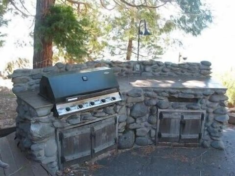 Built In Gas BBQ
5 Burner + Charcoal BBQ