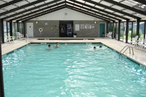 Indoor pool, outdoor pool