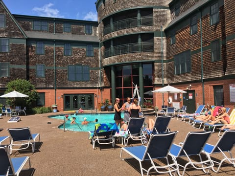 Indoor pool, outdoor pool