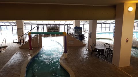 Indoor pool, outdoor pool