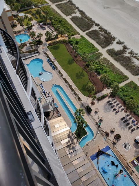 Indoor pool, outdoor pool