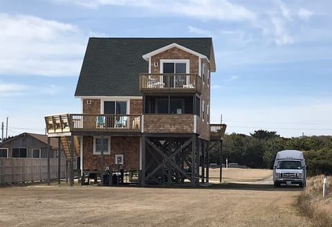 Northwind Cottage Beach side - updated exterior 2018