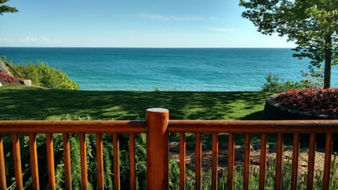 View of Lake Michigan from the back deck