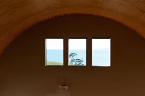 View to Ngarunui Beach from upstairs